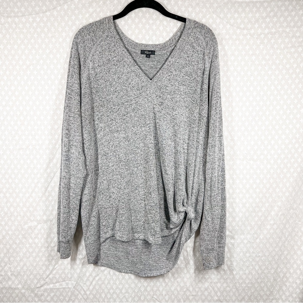 Rails Heather Grey Long‎ Sleeve Cinch Top
